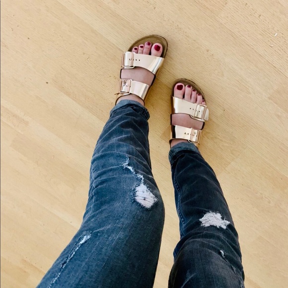 Birkenstock waxy leather sz 38(7-7.5) 36 - Picture 2 of 7